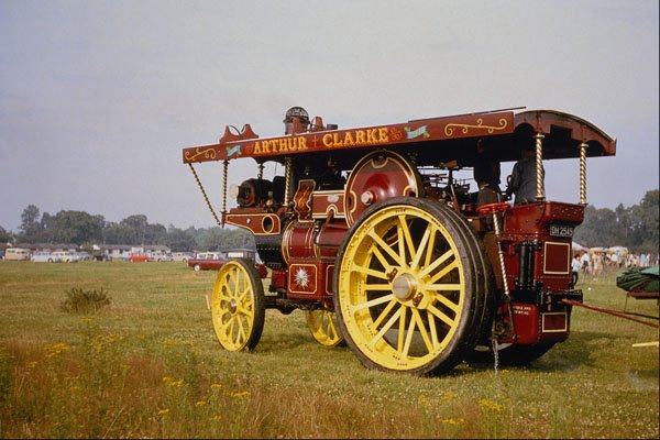 468079 1916, John Fowler Showman's Road Loco, Then Named Goliath  A4 Photo Print