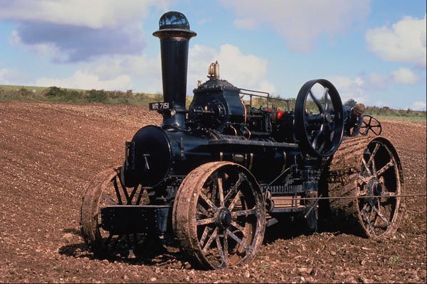 468083 1918, John Fowler Ploughing Engine At Work At Stourpaine A4 Photo Print