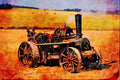 468089 1918, 16 NHP John Fowler Ploughing Engine Of Blows Steam A4 Limited Edition Watercolour Print
