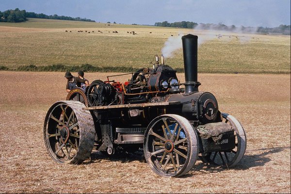 468089 1918, 16 NHP John Fowler Ploughing Engine Of Blows Steam A4 Photo Print