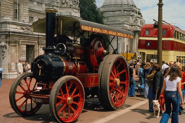 468090 1920, John Fowler Road Loco On Display A4 Photo Print