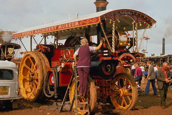 468094 1922,Charles Burrell 7 NHP Showman's Road Loco, Majestic  A4 Photo Print