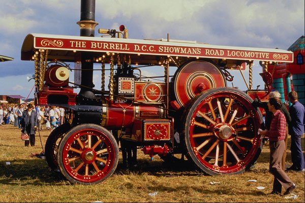 468098 1922, Charles Burrell Showman's Road Loco, Stokomolief  A4 Photo Print