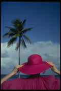469028 Sun Hat In The Tropics A4 Photo Print