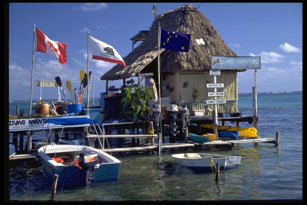469060 Island Adventure, Ambergris Caye, Belize A4 Photo Print