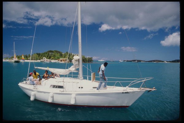 469063 Yachting, An Excursion From The Shore A4 Photo Print