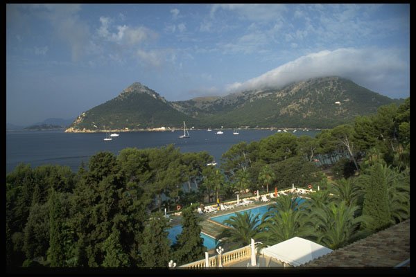469067 World Famous Hotel Formentor, Mediterranean Island A4 Photo Print