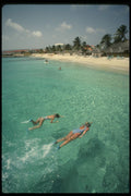 469068 Resort Divers, Bonaire Beach A4 Photo Print