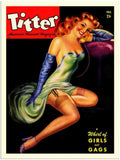 47 titter glamour magazine cover 2 Vintage Advert A4 Photo Print