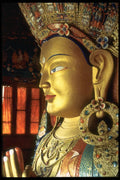 470000 Statue Of Maitreya Buddha, Ladakh, India A4 Photo Print