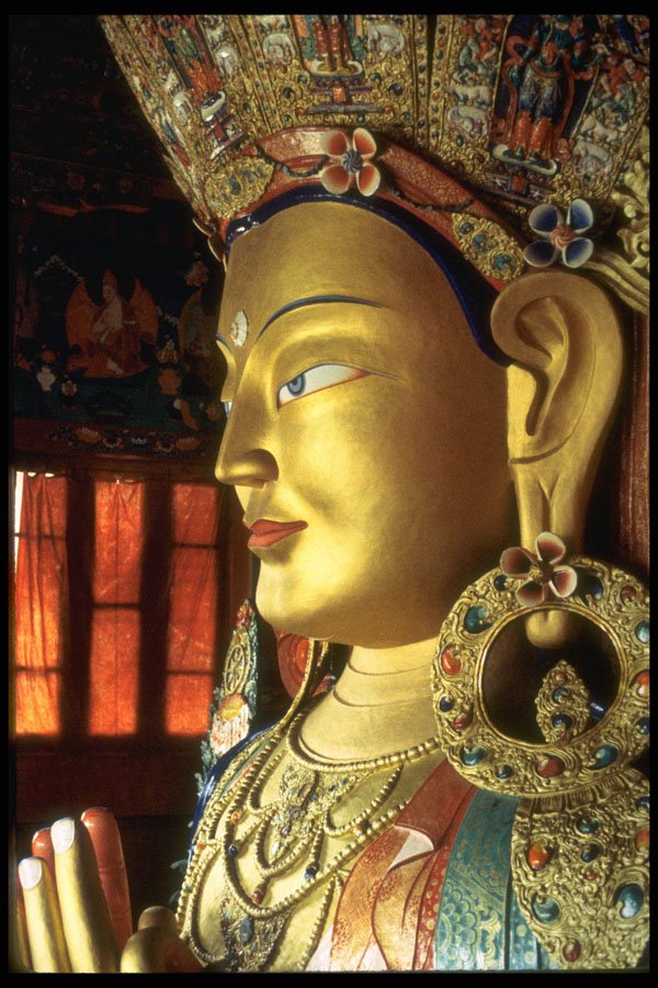 470000 Statue Of Maitreya Buddha, Ladakh, India A4 Photo Print