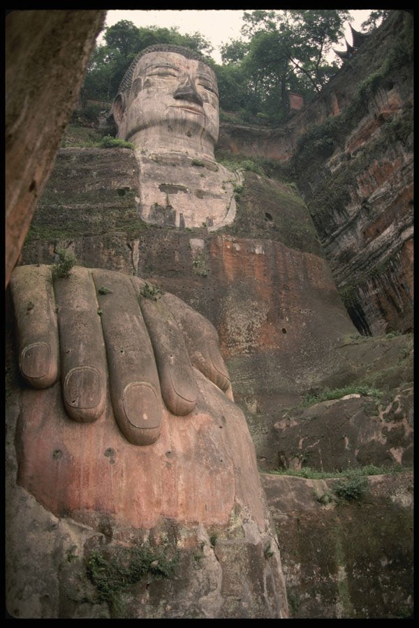 470005 Great Buddha, Leshan, China A4 Photo Print