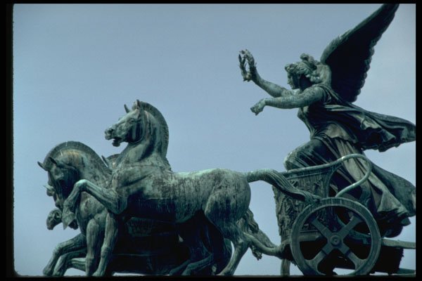 470009 Mythology Statues On Parliament, Vienna, Austria A4 Photo Print