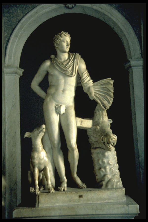 470044 Statue Of Meleager, Vatican Museum, Rome, Italy A4 Photo Print