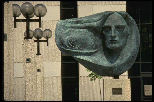 470074 Bronze, Oliver Pollock Memorial By Hayden, Baton Rouge A4 Photo Print