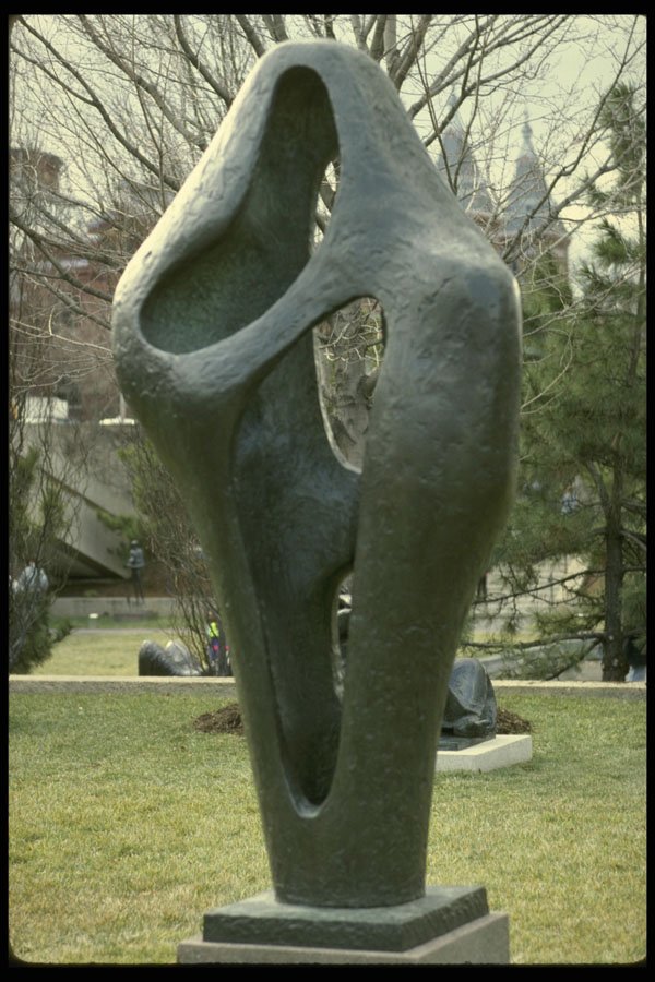 470075 Bronze, Statuary By Hepworth, Washington A4 Photo Print
