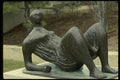 470081 Bronze Statue, Draped Reclining Figure By Moore, Washington A4 Photo Print