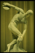 470083 Marble Statue, Discobolus By Myron, Rome, Italy A4 Photo Print