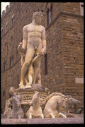 470085 Statue Of Neptune, Florence, Italy A4 Photo Print
