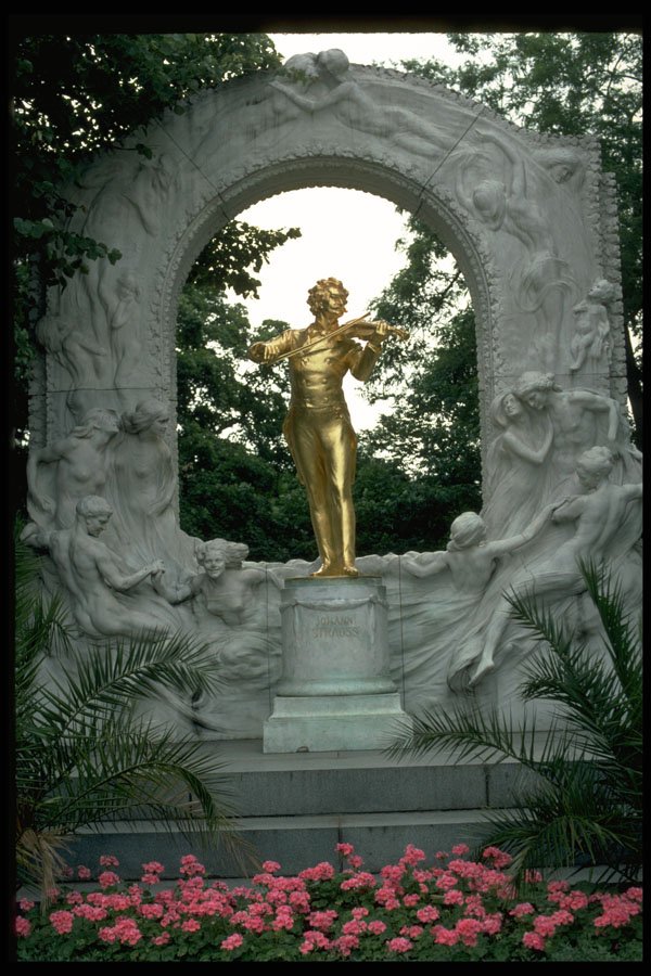 472019 Johann Strauss Monument, Stadpark, Vienna A4 Photo Print