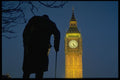 472027 Big Ben And Winston Churchill, London, England A4 Photo Print