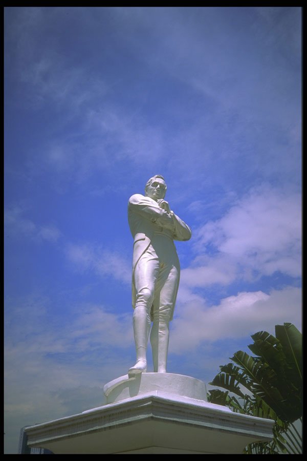 472034 Stamford Raffles Statue, Singapore A4 Photo Print