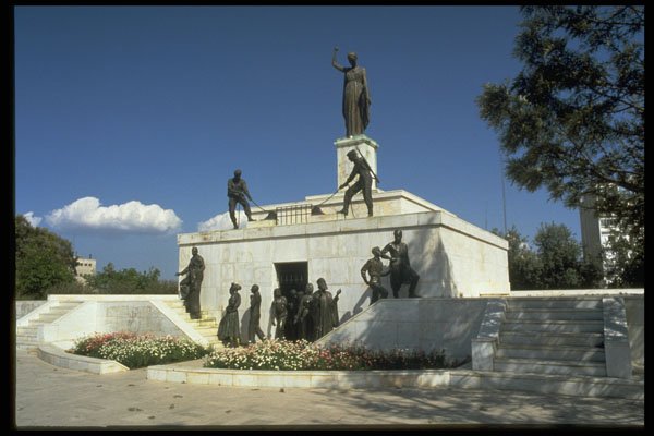 472048 Liberty Monument, Nicosia, Cyprus A4 Photo Print