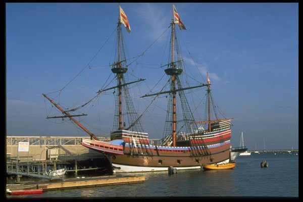 472050 Mayflower Replica, Plymouth, Massachusetts A4 Photo Print