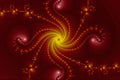 473034 Swirl Of Red A4 Photo Print