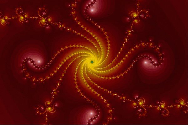 473034 Swirl Of Red A4 Photo Print