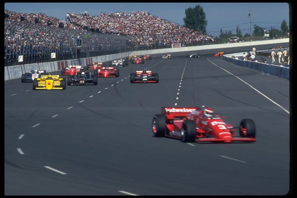 474007 View Of Sanair Indy's Race A4 Photo Print