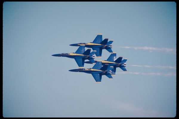 474066 F 18's In Formation A4 Photo Print