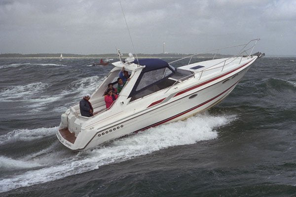 474083 Motor Boat In The Solent A4 Photo Print