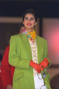 475031 Female In Light Green Riding Outfit A4 Photo Print