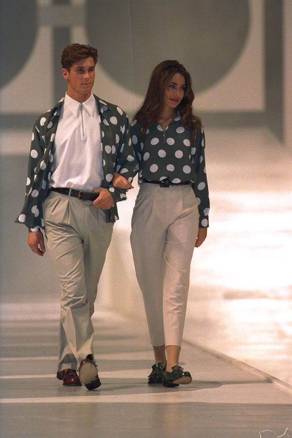 475047 Male And Female In Matching Outfits A4 Photo Print