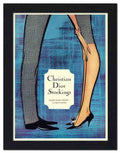 477 christian dior stockings 1960 2 Vintage Advert A4 Photo Print