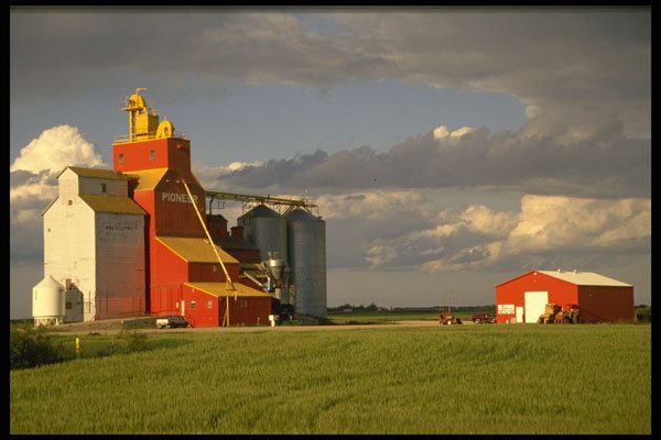 477068 Heart Of Canada's Wheatlands, Saskatchewan A4 Photo Print