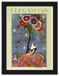 477H elegancias 1924 fashion magazine cover 2 Vintage Advert A4 Photo Print