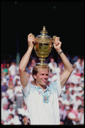 478013 Wimbledon Victory Edberg A4 Photo Print