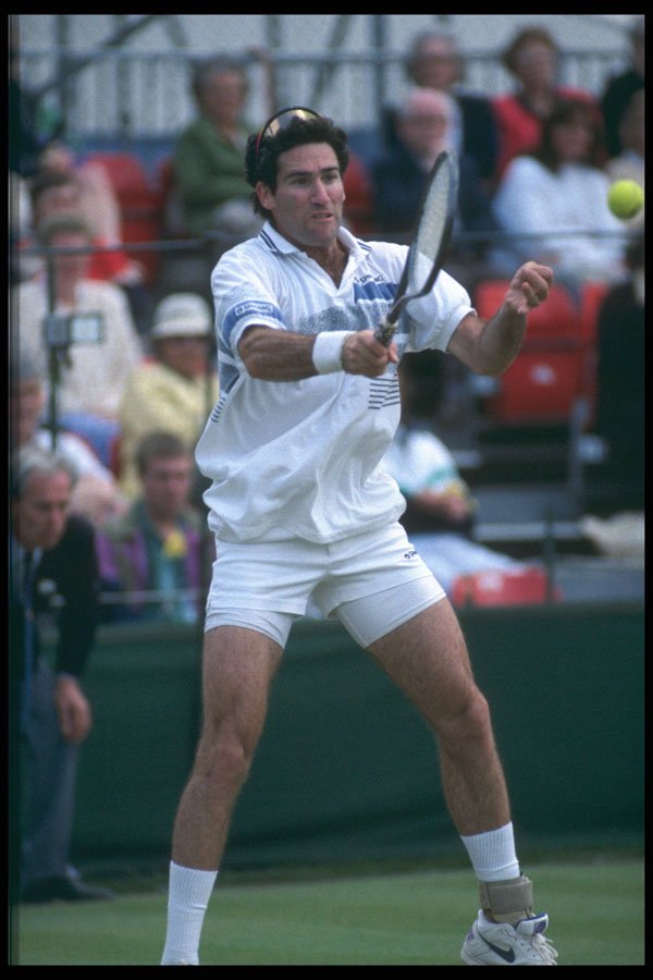 478048 An Israeli Tennis Player At The Manchester Open A4 Photo Print