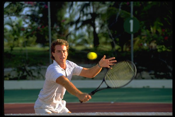 478058 Backhand Return A4 Photo Print
