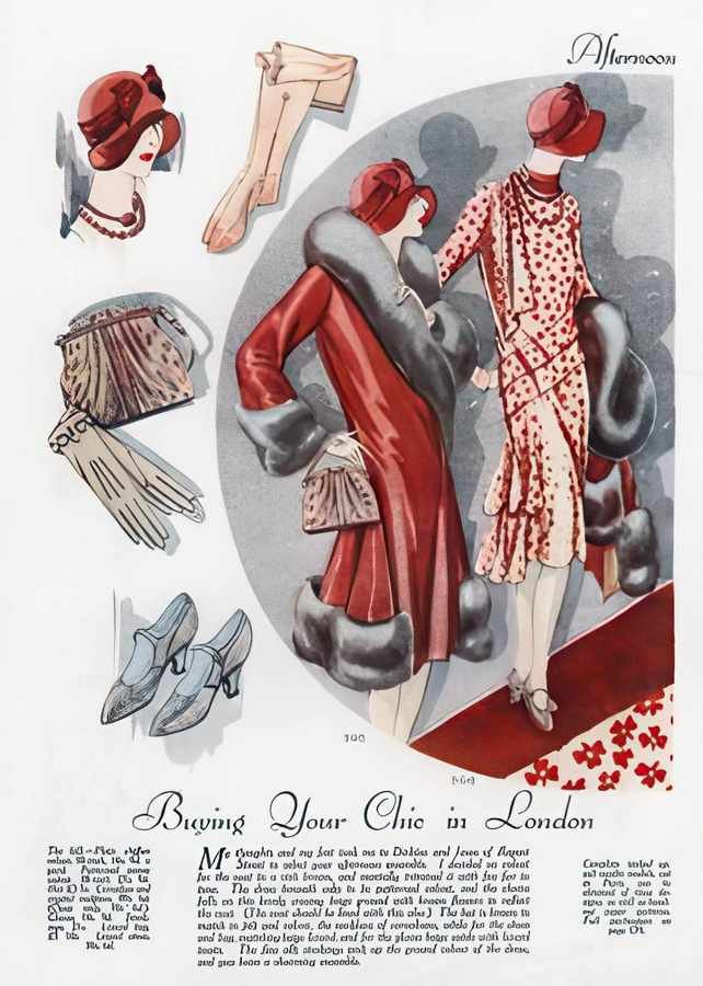 48 Afternoon Accesso Vintage Advert A4 Photo Print
