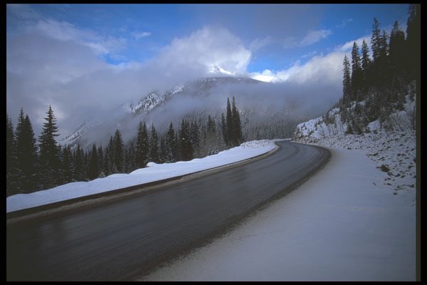 480000 Trans Canada Highway In The Rockies, Canada A4 Photo Print