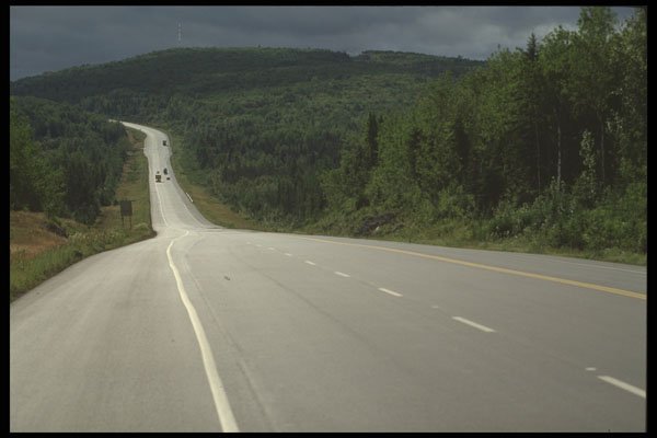 480001 Trans Canada Highway In Nova Scotia, Canada A4 Photo Print