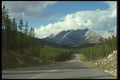 480044 Jasper Highway With Mountain, Alberta, Canada A4 Photo Print