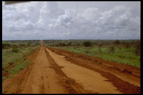 480053 Road In Kenya, Africa A4 Photo Print