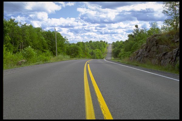 480054 Rural Road A4 Photo Print