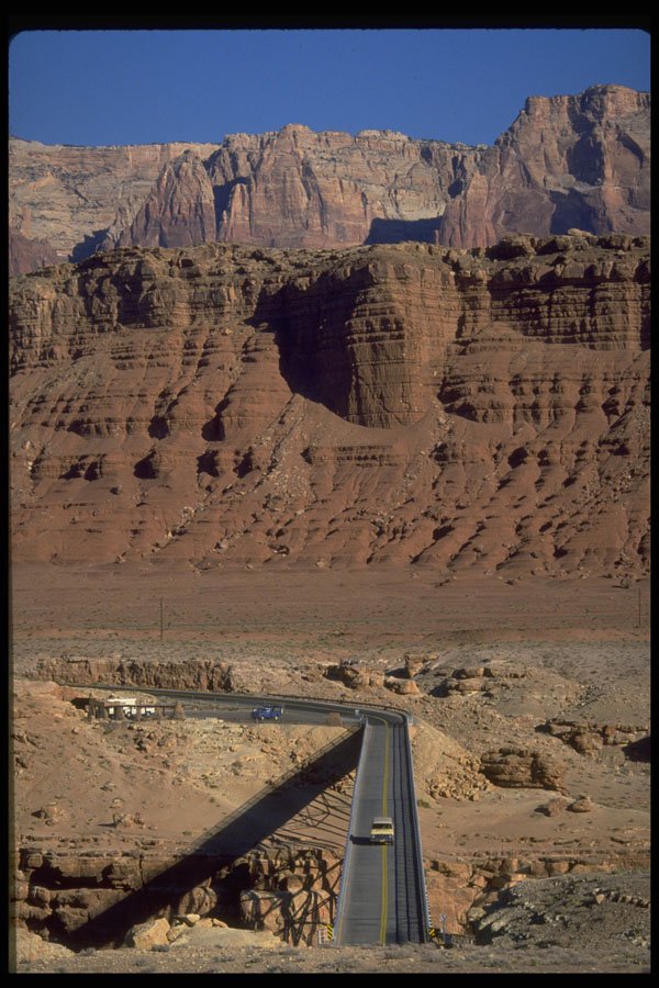 480072 Navajo Bridge, Marble Canyon, Vermilion Cliffs, Arizona A4 Photo Print