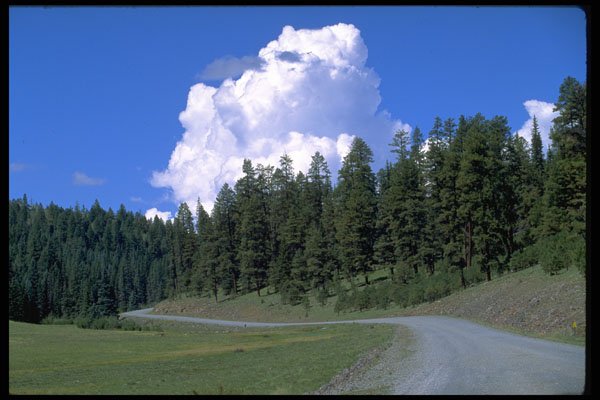 480074 Thunderheads From Over White Mountains, Arizona, USA A4 Photo Print