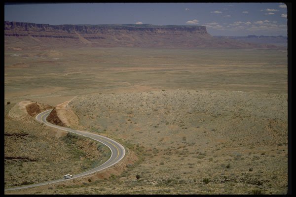 480075 US 89A, Vermilion Cliffs And House Rock Valley, Arizona A4 Photo Print